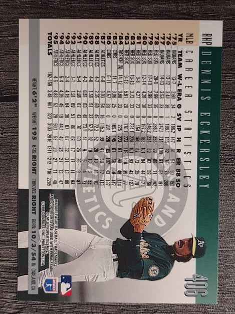 1996 Donruss #406 Dennis Eckersley