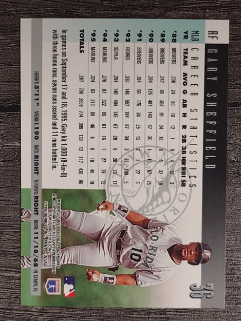 1996 Donruss #36 Gary Sheffield