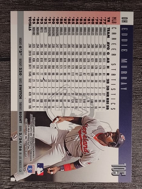 1996 Donruss #105 Eddie Murray