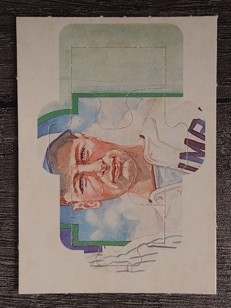 1985 Donruss Lou Gehrig Puzzle #34 Gehrig Puzzle 34-36