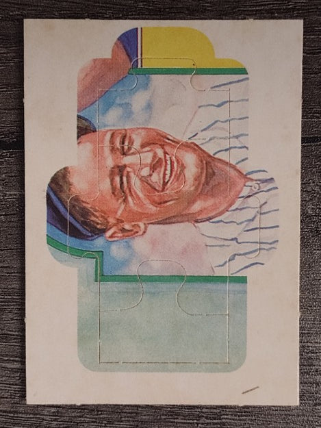 1985 Donruss Lou Gehrig Puzzle #28 Gehrig Puzzle 28-30