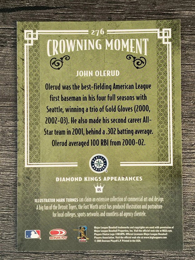 2005 Diamond Kings #276 John Olerud