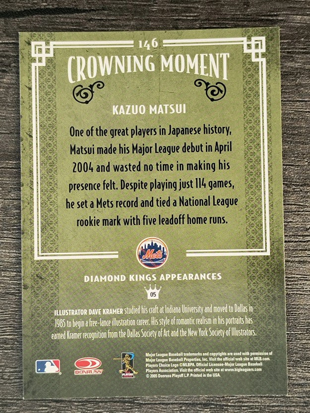 2005 Diamond Kings #146 Kazuo Matsui