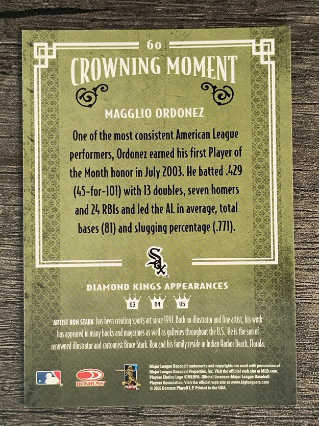 2005 Diamond Kings #60 Magglio Ordonez