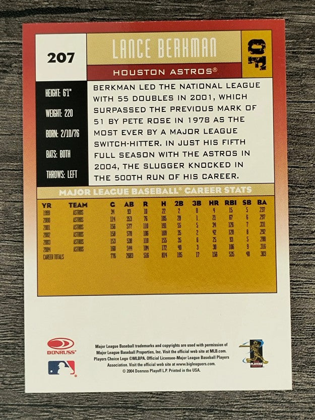 2005 Donruss #207 Lance Berkman