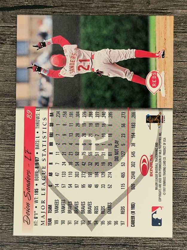 1998 Donruss #89 Deion Sanders