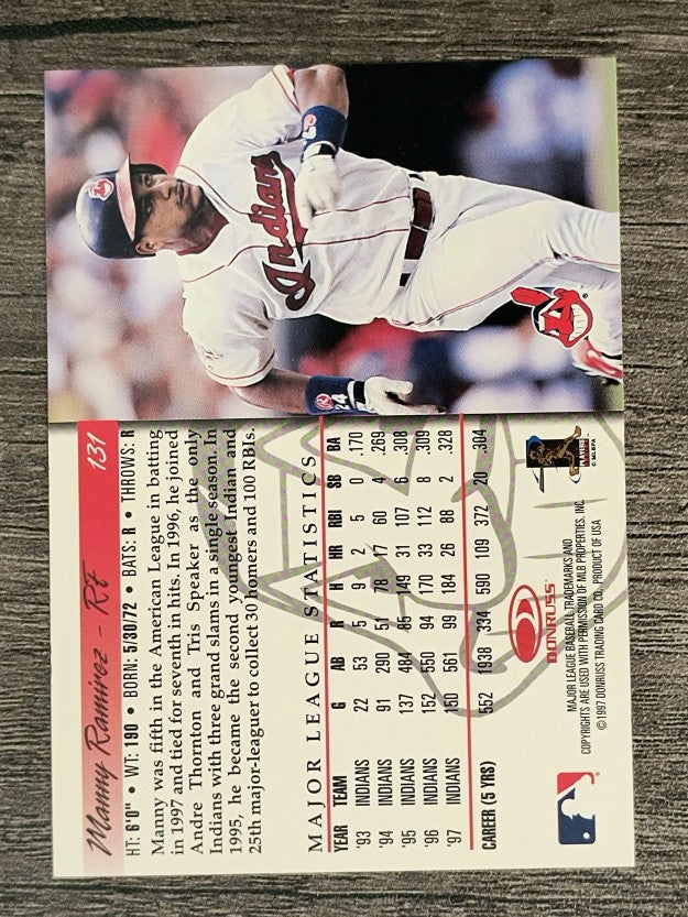 1998 Donruss #131 Manny Ramirez