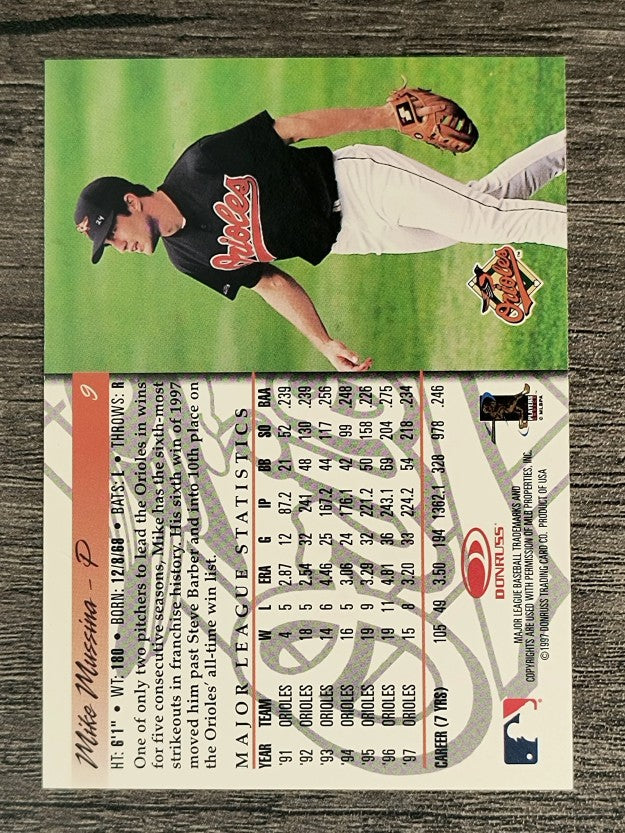 1998 Donruss #9 Mike Mussina