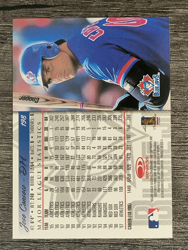 1998 Donruss #198 Jose Canseco