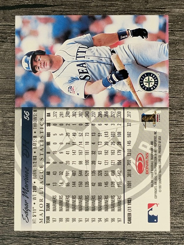 1998 Donruss #56 Edgar Martinez