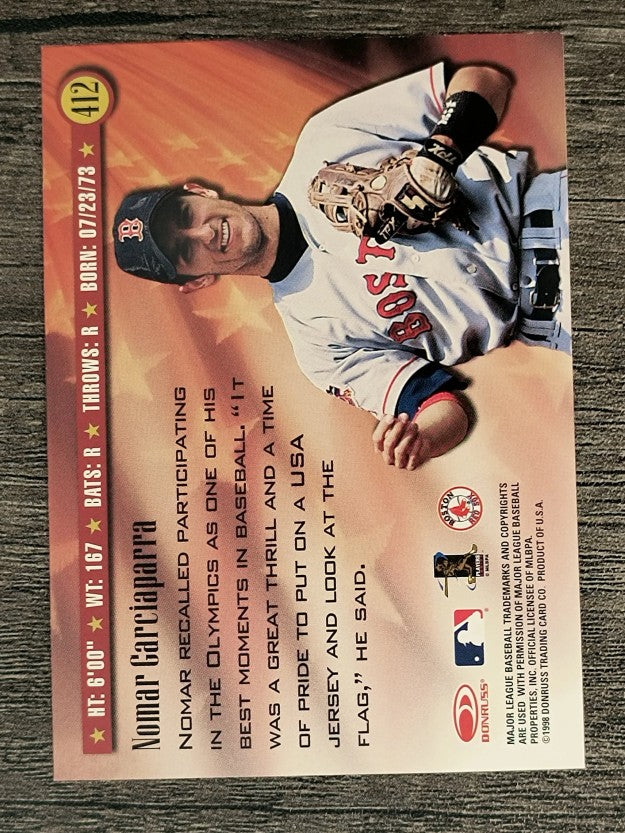 1998 Donruss #412 Nomar Garciaparra SG