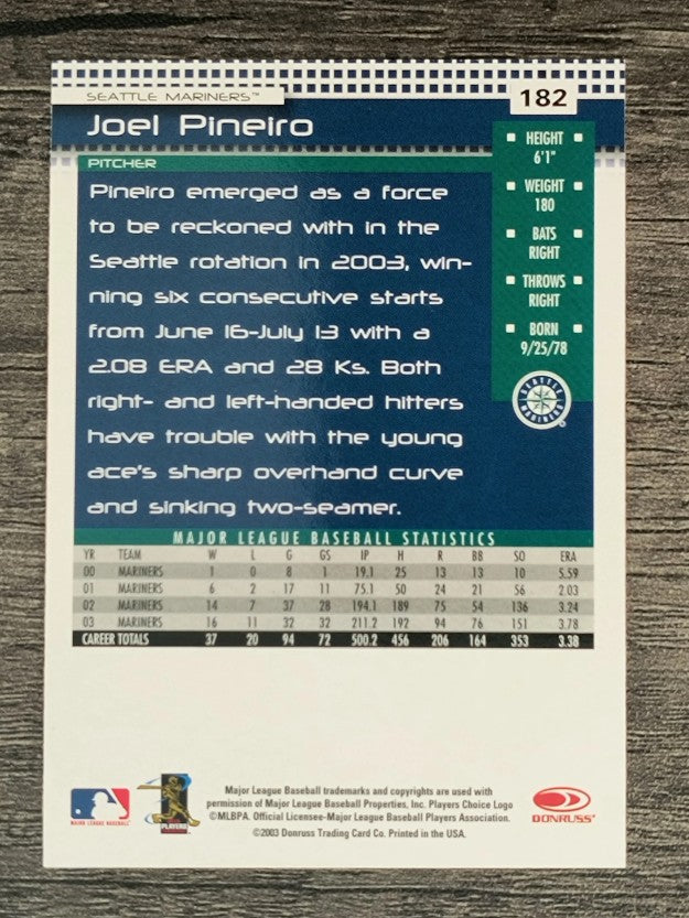 2004 Donruss #182 Joel Pineiro