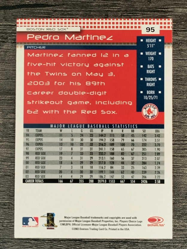 2004 Donruss #95 Pedro Martinez
