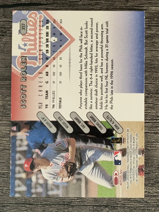 1997 Donruss #357 Scott Rolen