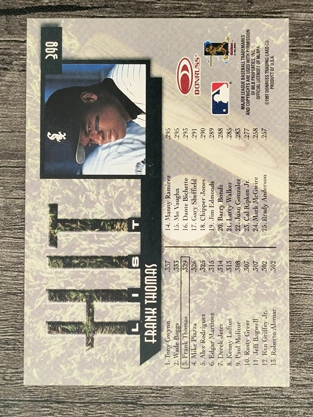 1997 Donruss #398 Frank Thomas HIT