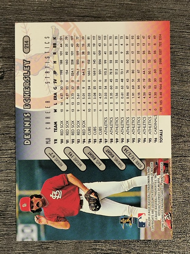 1997 Donruss #214 Dennis Eckersley