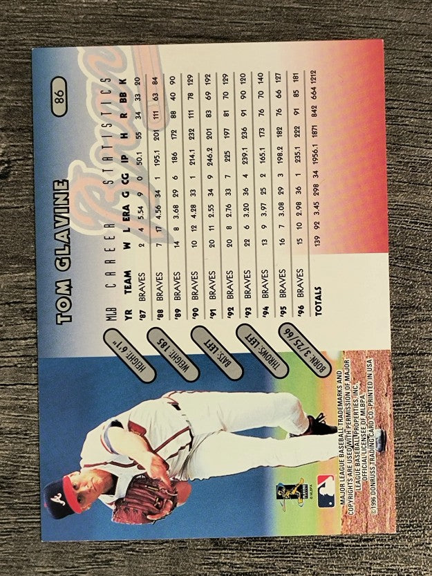 1997 Donruss #86 Tom Glavine