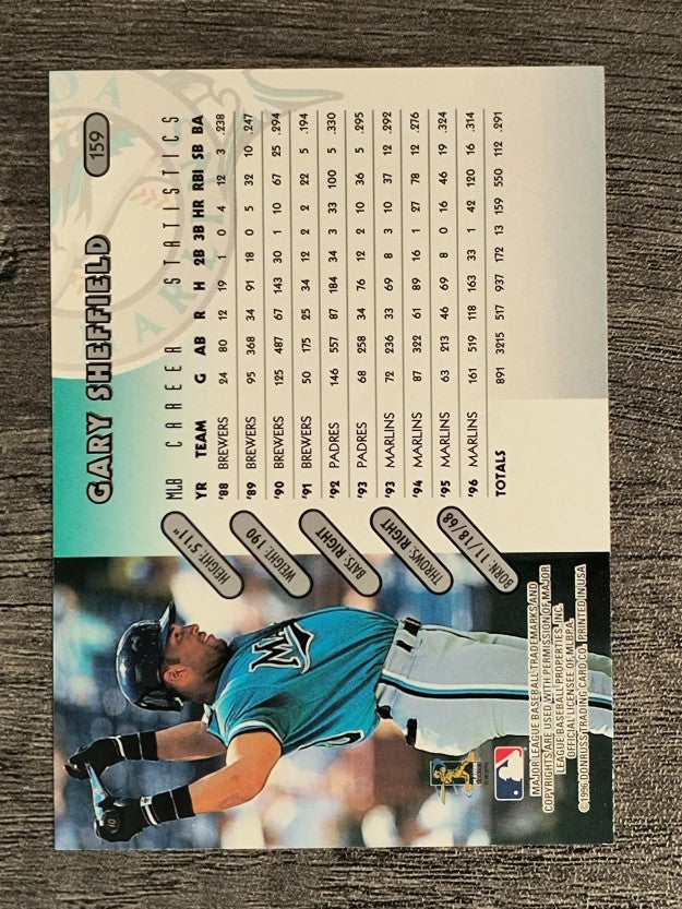 1997 Donruss #159 Gary Sheffield