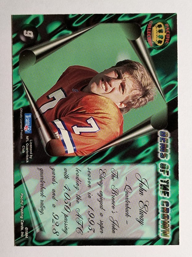 1994 Pacific Gems of the Crown #9 John Elway