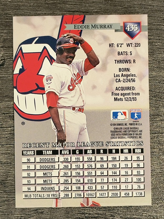 1995 Donruss #435 Eddie Murray
