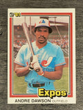 1981 Donruss #212 Andre Dawson