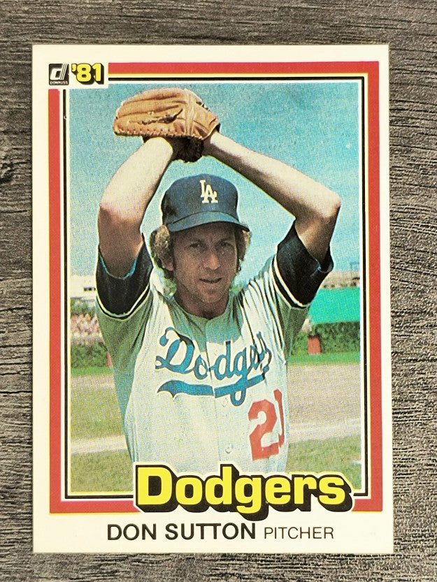 1981 Donruss #58 Don Sutton