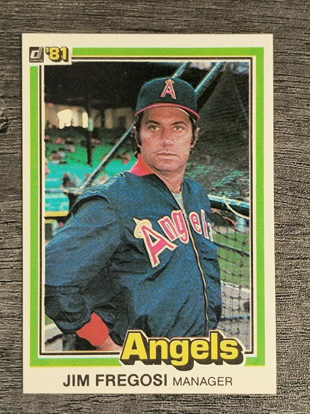 1981 Donruss #414 Jim Fregosi MG