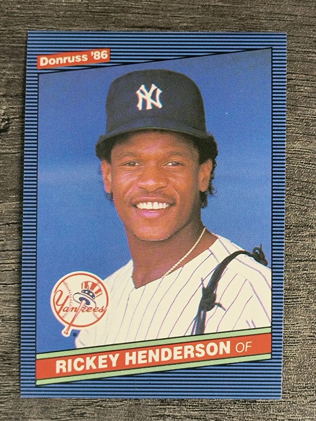 1986 Donruss #51 Rickey Henderson