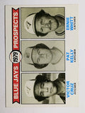 1979 Topps #714 Victor Cruz RC/Pat Kelly RC/Ernie Whitt (EX)
