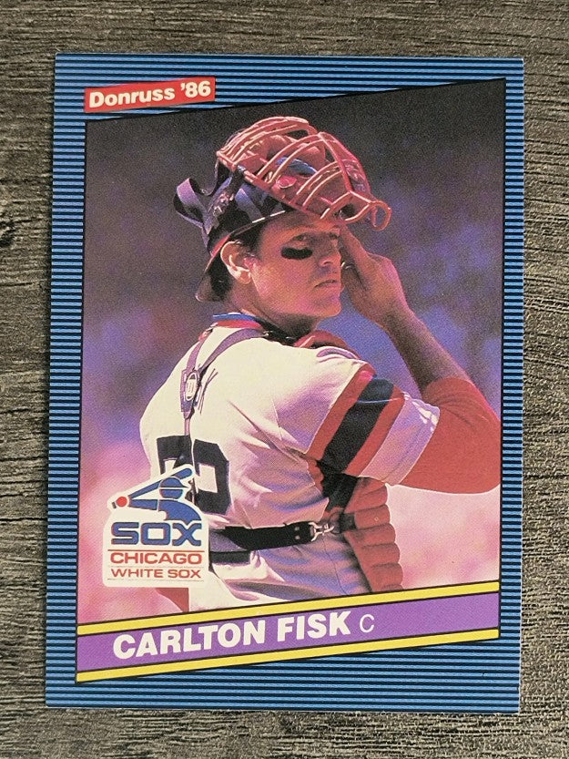 1986 Donruss #366 Carlton Fisk
