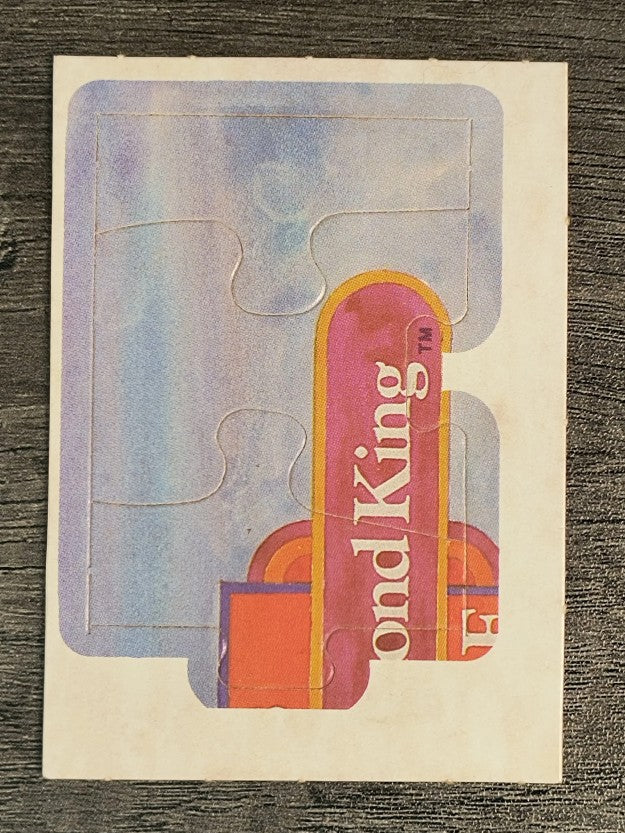 1983 Donruss Mickey Mantle Puzzle #7 Mantle Puzzle 7-9