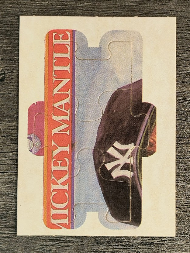 1983 Donruss Mickey Mantle Puzzle #13 Mantle Puzzle 13-15