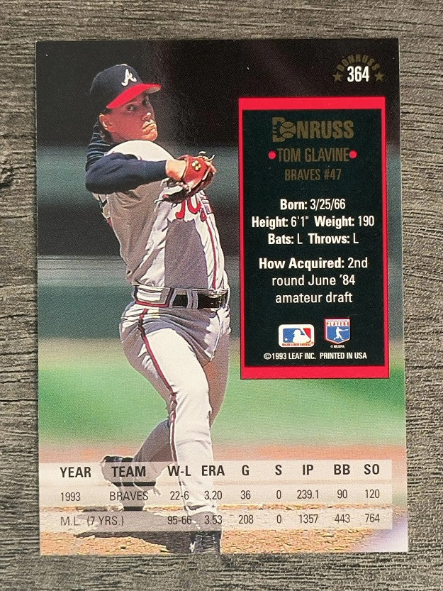 1994 Donruss #364 Tom Glavine