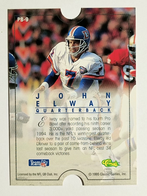 1995 Pro Line Pro Bowl #PB9 John Elway