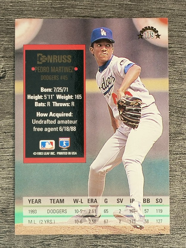 1994 Donruss #179 Pedro Martinez