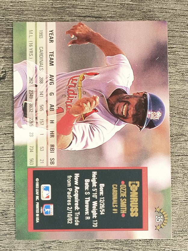 1994 Donruss #35 Ozzie Smith