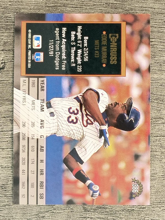 1994 Donruss #386 Eddie Murray
