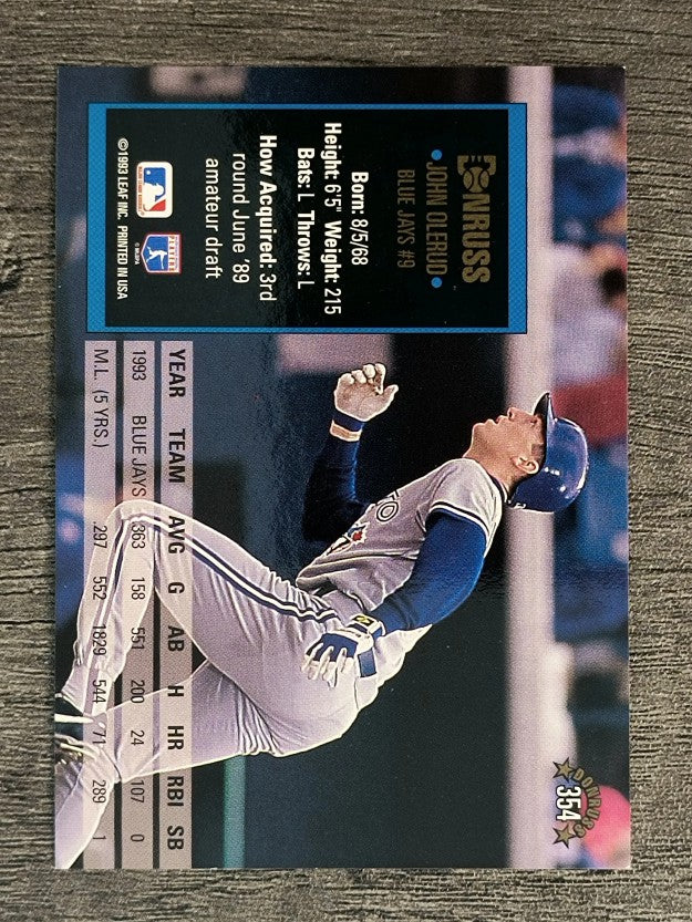 1994 Donruss #354 John Olerud