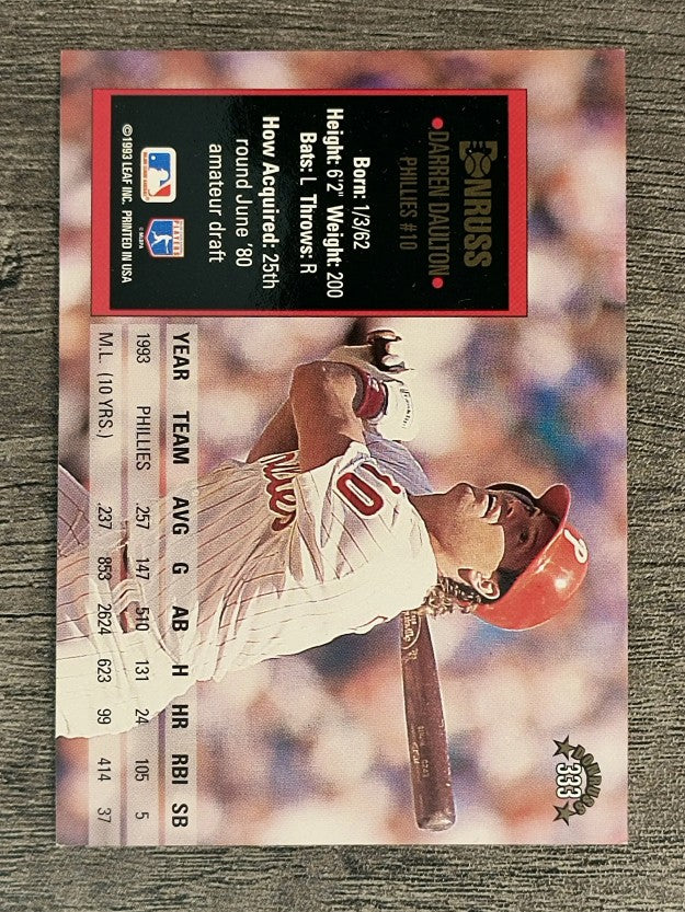 1994 Donruss #333 Darren Daulton
