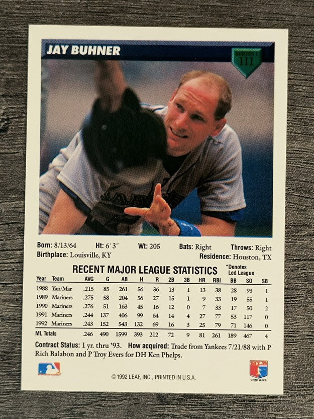 1993 Donruss #111 Jay Buhner