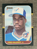 1987 Donruss #621 Fred McGriff