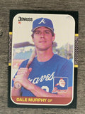 1987 Donruss Box Bottom Cards #PC10 Dale Murphy
