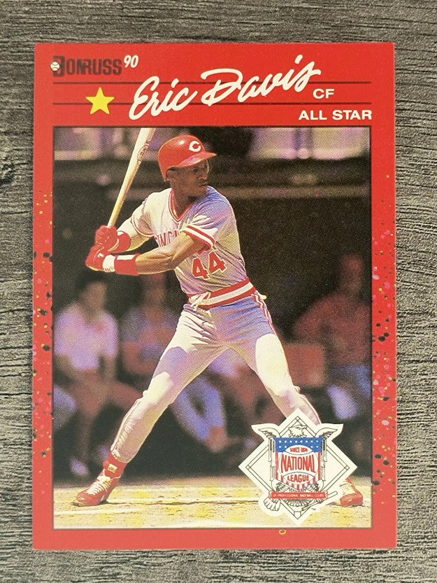 1990 Donruss #695B Eric Davis AS/All-Star Game Performance
