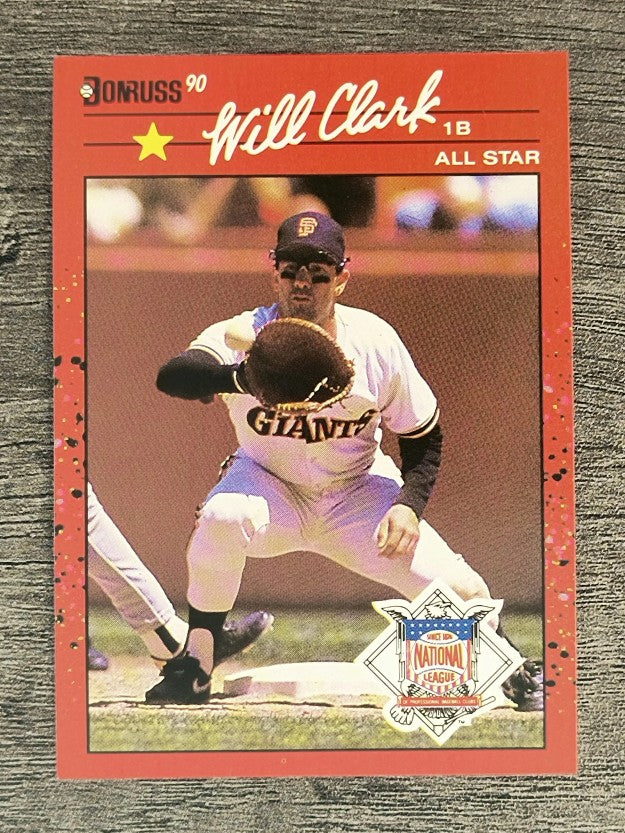 1990 Donruss #707B Will Clark AS/All-Star Game Performance