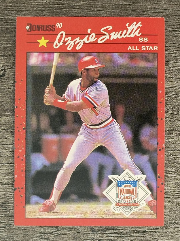 1990 Donruss #710A Ozzie Smith AS/Recent Major League Performance