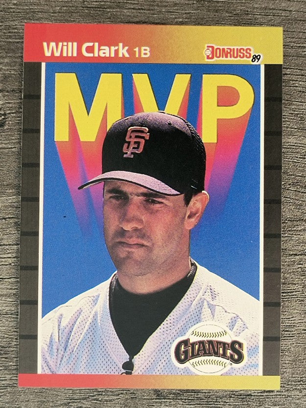 1989 Donruss Bonus MVP's #BC22 Will Clark DP