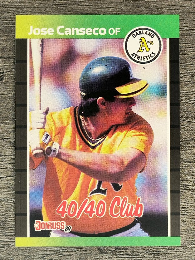 1989 Donruss #643 Jose Canseco/40-40 Club