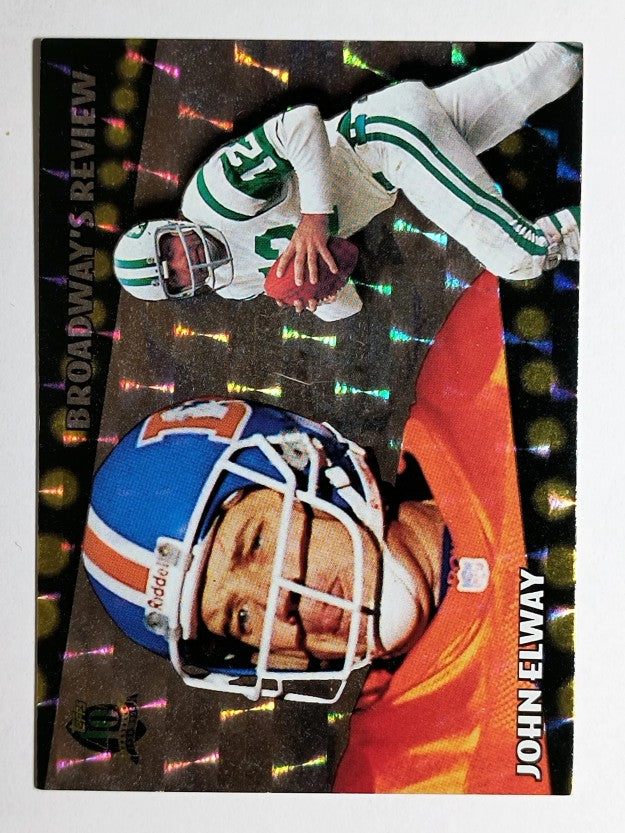 1996 Topps Broadway's Reviews #BR9 John Elway