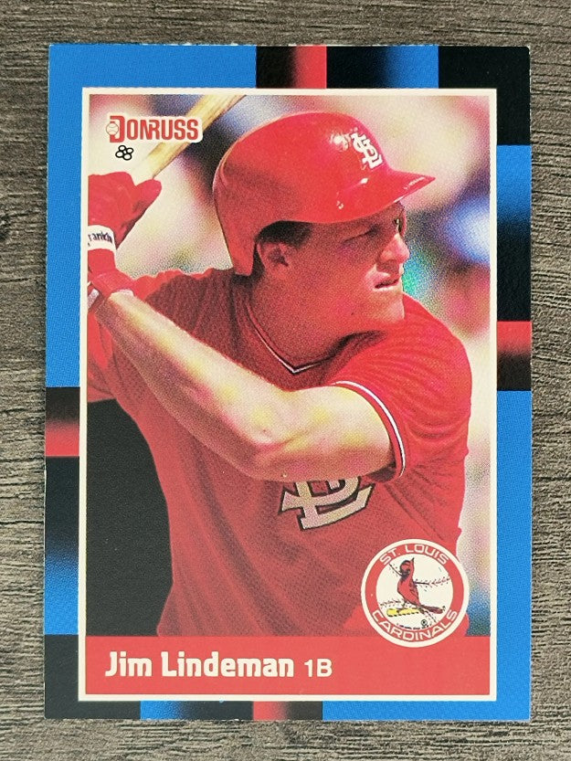 1988 Donruss #540 Jim Lindeman
