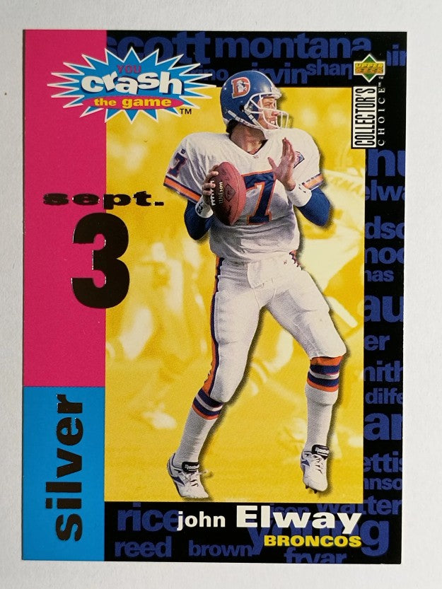 1995 Collector's Choice Crash The Game #C2A John Elway